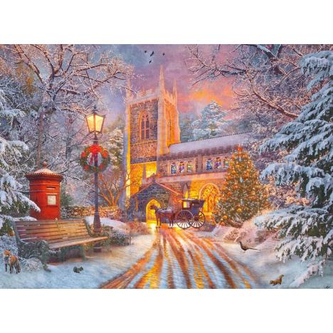 Magical Christmas Starline 500pc Glow in the Dark Jigsaw Puzzle Extra Image 1